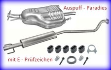 Abgasanlage Auspuff für Opel Astra G CC 1.4i 16V & 1.6i 8V Fließheck (T98) + Kit