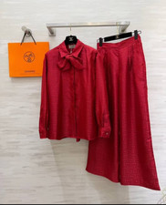 HERMÈS Damen Set M rot