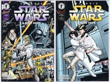 CLASSIC STAR WARS - A NEW HOPE # 1-2 US Comics 1994 Art Adams, Adam Hughes cvrs