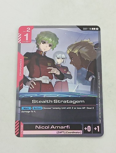 Gundam tcg einzelkarte stealth - gundam,