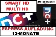 TNK SMART HD +Multi + 12 m-ceTELEWIZJA NA KARTĘ,DOŁADOWANIE AUFLADUNG,POLSAT,TVN