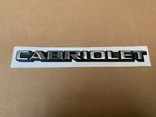 Original VW Schriftzug Emblem Cabriolet Golf 1 Cabrio 155853687F Selbstklebend