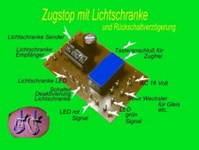 Zugstop durch Lichtschranke u