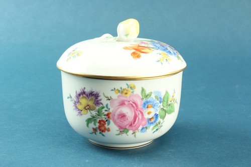 Meissen deckeldose wild - wild, blumen