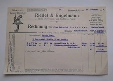 Dresden Alte Rechnung 1918