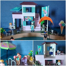 playmobil Family Fun 70279 Eisdiele am Hafen Wasser Freizeit viele Extras OVP 