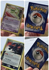 Pokémon Umbreon Nachtara 17/17 & Espeon 16/17 Goldstar POP 5 Custom Cards EN 