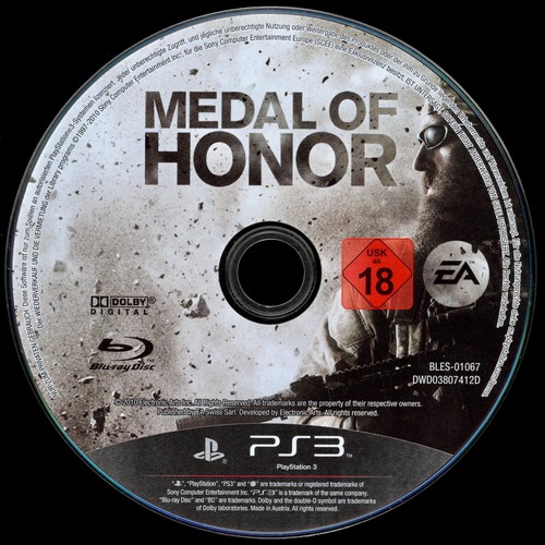 Medal honor ps3 - medal, nur
