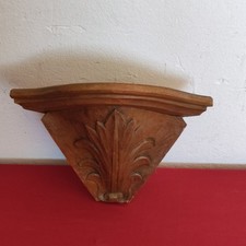 Wandkonsole Holz antik. Uhren