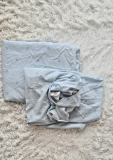 Laura Ashley Bettwäsche 135 X 200 cm + 80 x 80 cm Set blau