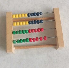 Retro Abakus für Die Puppenküche Ca 6cm Breit Vintage