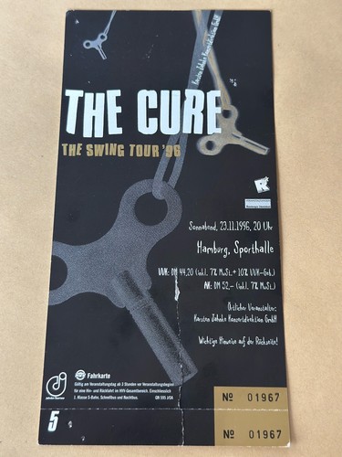 The cure konzert ticket - the,