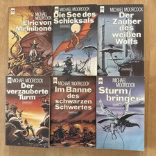 6x Michael Moorcock Elric von Melnibone, Saga vom Ende der Zeit, Heyne