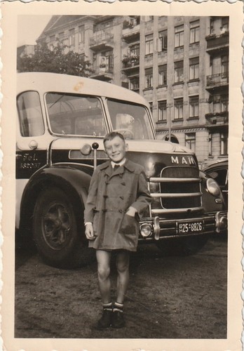 Vintage foto junge vor - foto,