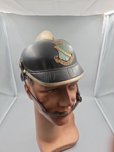 Feuerwehrhelm lederhaube der - feuerwehrhelm, /