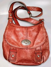 Fossil Maddox Red Pebbled