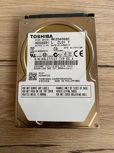 Toshiba sata festplatte - sata, 200gb