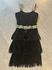 Kleid Fransen Glitzer Gr. S