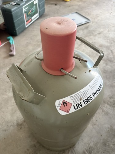 Graue gasflasche 11kg - graue,