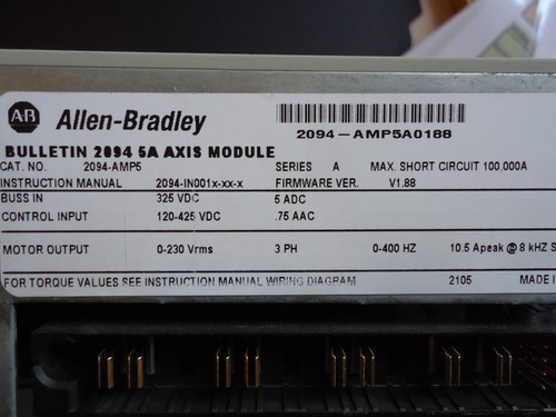 Allen bradley servo - bradley,