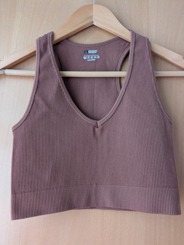 Crop top damen geripptes tank - crop,