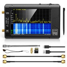 TinySA Spectrum Analyzer 100kHz -5.3GHz,100kHz-800MHz MF/HF/VHF Signal Generator