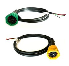 2x Bajonettstecker 5 polig