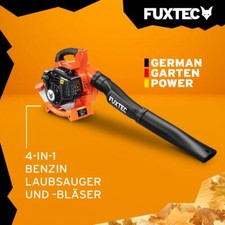 FUXTEC Benzin Laubsauger Laubbläser LBS126 Bläser Häcksler Blasgerät Laubgebläse