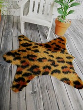 "Sommer-"LEOPARDENFELL",Teppich für Kaminzimmer,Wohnzimmer,Schlafzimmer,Miniatur