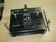 Graupner Sender  414 Modulsystem 35 Mhz   mit Aufhängung und Akkubox