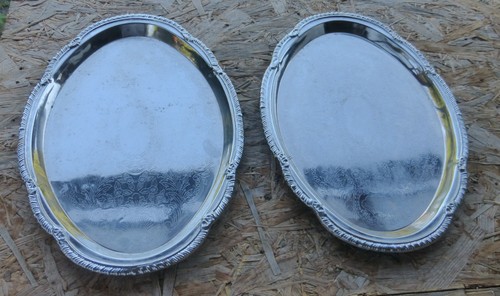 Stück silber tablett ablage - 2,