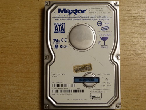 Maxtor diamondmax 160 - 10, gb