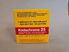 Kodak Kodachrome 25 – Farbfilm für Schmalfilm (Double Super 8, 16mm x 30,5m, KM 