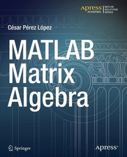 MATLAB Matrix Algebra Cesar