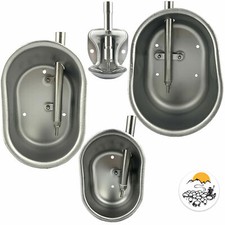 Tränkebecken aus Edelstahl Schweine Ferkel Sauen Trognippel Beißnippel