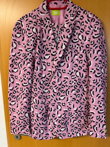Funny suits anzug - pink, leopard