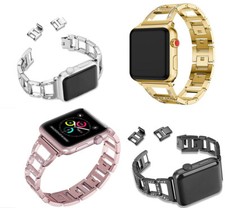 T-förmige Metall Kette Watch Strap Band für Apple Watch Series 6 5 4 3 SE 38–44