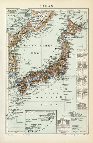 Japan kurilen historische - kurilen,