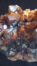Fluorit, Zinkblende, Bleiglanz AUS VIGNOLA VAL LUGANA ITALIEN .