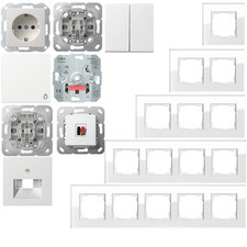 Gira Esprit Glas Weiß /