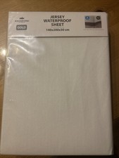 Jersey Waterproof Sheet 140x200x30