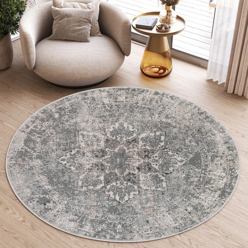 Teppich rund kurzflor - teppich,