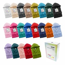 Bassetti Frottee Bademantel mit Kapuze Herren Damen Gr. XS S M L XL XXL