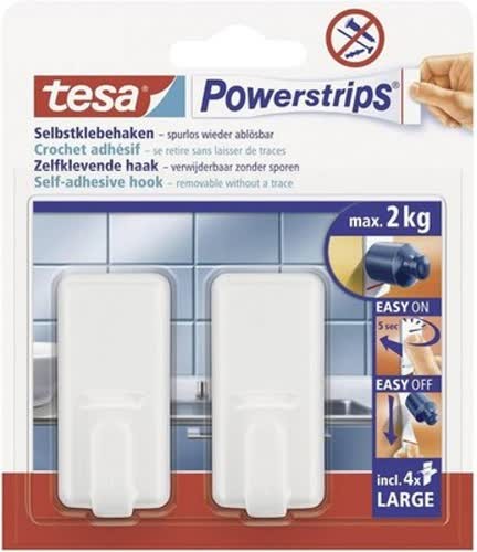 Tesa powerstrips haken large - haken,