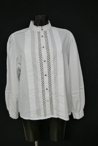 Trachtenbluse weiß - gr.50,