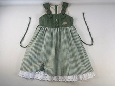 Mädchen Dirndl Trachtenkleid langes Kleid Gr. 116 von Landhaus C&A in Grün Beige