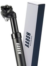 AARON Spring Federsattelstütze Sattelstütze Ø 31,6 mm Aluminium gefedert Schwarz