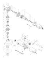 Makita Ersatzteile für Winkelschleifer 9558NBR
