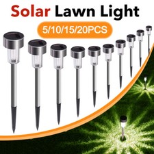5 x Gartenleuchte Solarleuchte Gartenlampe Außen LED Solarlampen Garten Balkon