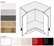 Kücheneckunterschrank 90x90cm